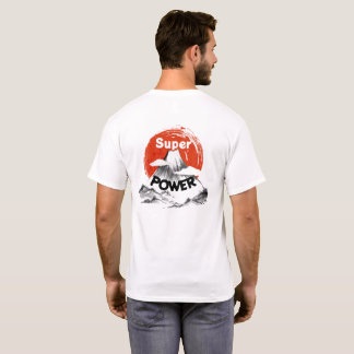 Camiseta de gimnasia superpotente