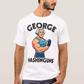 Camiseta de Gimnasio de Dibujos de George Washingu