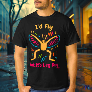 Camiseta de Gimnasio de Mariposa de Arte Pop Audaz