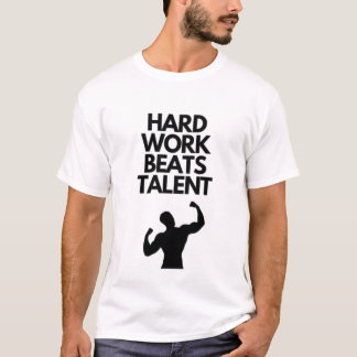 Camiseta de Gimnasio de Trabajo Duro Supera al Tal