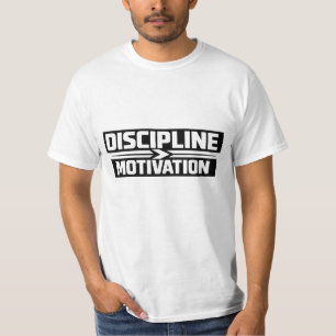 Camiseta de Gimnasio Disciplina Sobre Motivación  