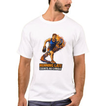 Camiseta de Gimnasio Divertida – Llegar Tarde Cuen