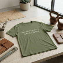 Camiseta de Gimnasio Extragrande Desconstruida y R
