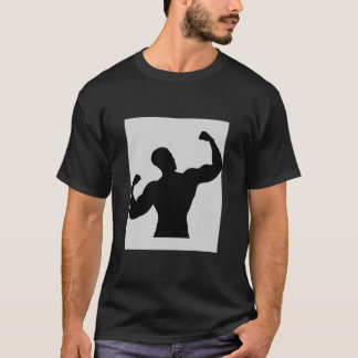 camiseta de gimnasio negro