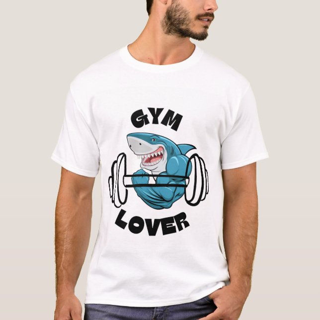 Camiseta de gimnasio para hombres (Anverso)