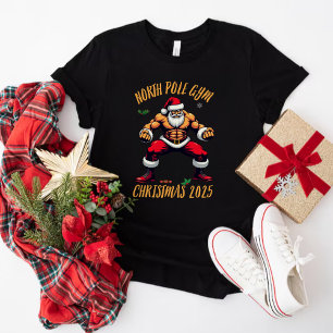 Camiseta de gimnasio Santa, Ropa de gimnasio del P