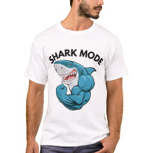 Camiseta de Gimnasio Shark Mode