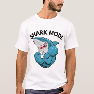 Camiseta de Gimnasio Shark Mode