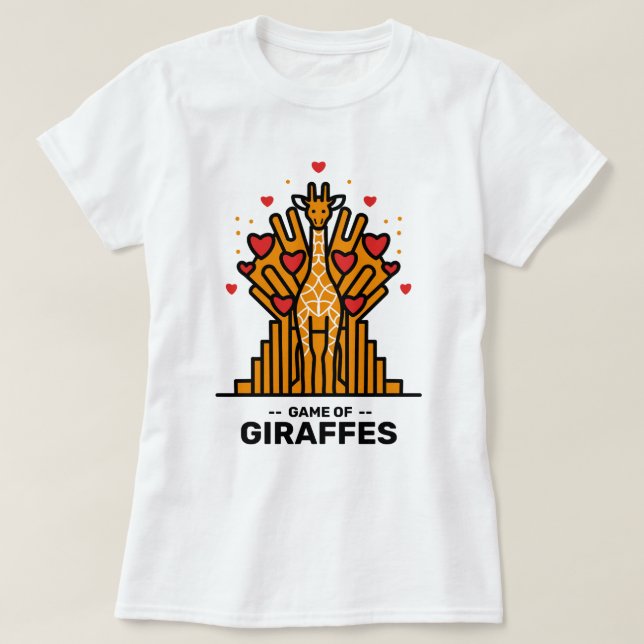 Camiseta de Giraffes (Diseño del anverso)