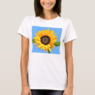Camiseta de girasol amarillo