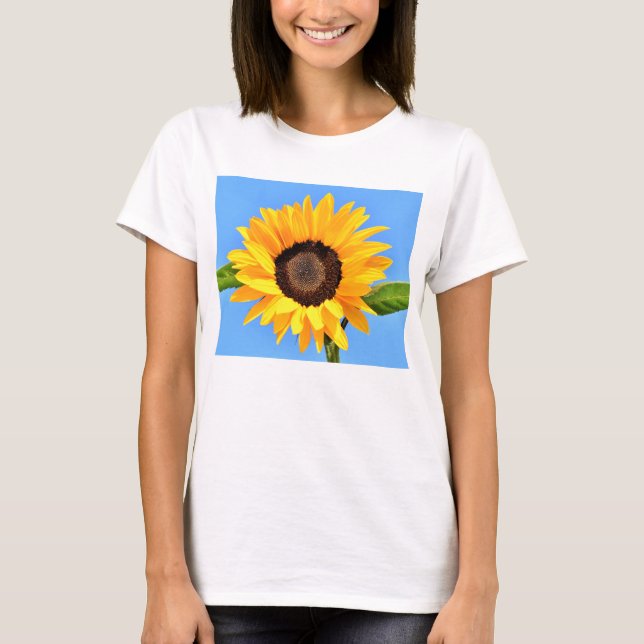 Camiseta de girasol amarillo (Anverso)