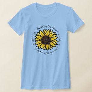 Camiseta de girasol de KiniArt