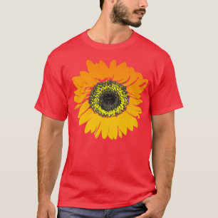 Camiseta de girasol, Jardín Felicidad Naturaleza V