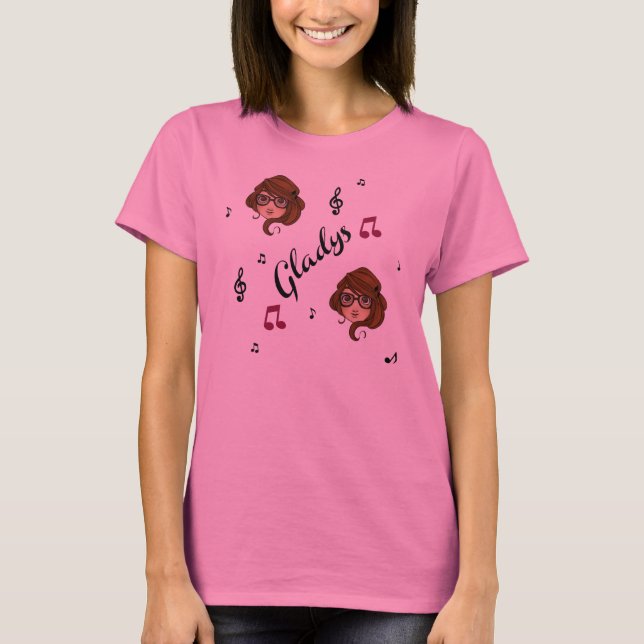 Camiseta de Gladys en tamaño adulto (Anverso)