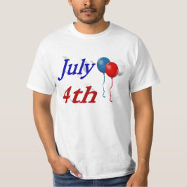 Camiseta de globos del 4 de julio