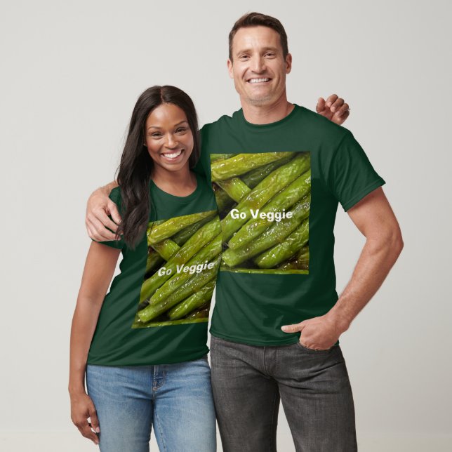 Camiseta de Go Veggie Green Beans (Unisexo)