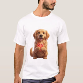 Camiseta de Golden Retriever Mi Humano Favorito