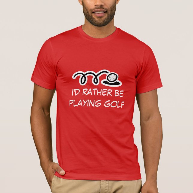 Camiseta de golf con cita divertida (Anverso)