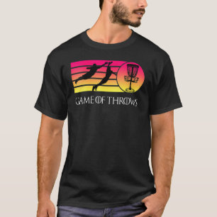 Camiseta de golf de disco para mujeres divertido j