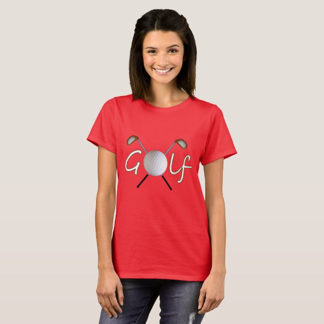 Camiseta de golf femenina (Anverso completo)