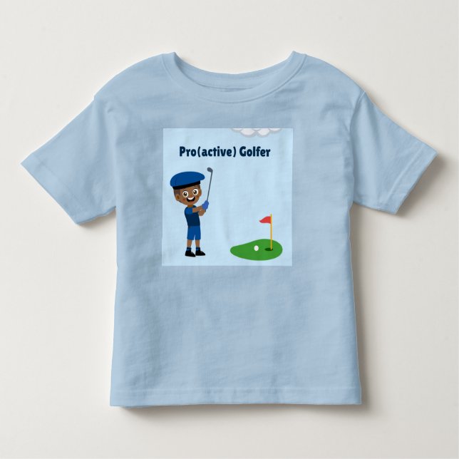 Camiseta de golf Pro(activo) para niños  (Anverso)