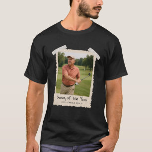 Camiseta de golfista personalizada con foto, Swing