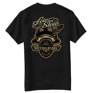 Camiseta de golpe bajo y lento, así es como rodamo
