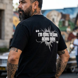 Camiseta de Golpe en la Espalda 'Voy a la Guerra D