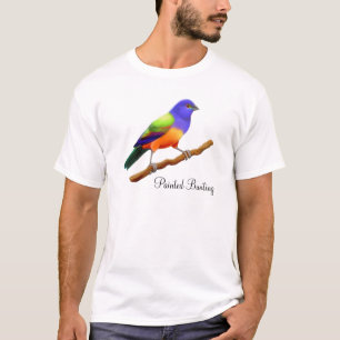 Camiseta de golpe ligero pintada