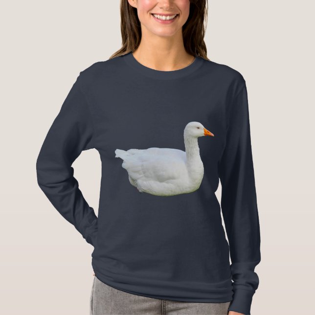 Camiseta De Goose De Emden Blanco (Anverso)