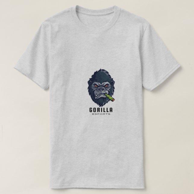 Camiseta de gorila con logotipo (Diseño del anverso)
