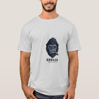Camiseta de gorila con logotipo