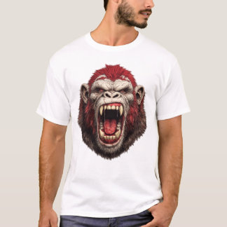 Camiseta de Gorila Enojado – Diseño de Animal Pode