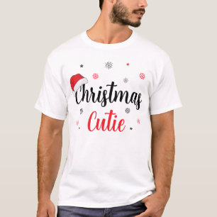 Camiseta de gorro de Santa con cita de Navidad mod