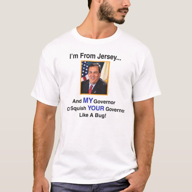 Camiseta de Gov. Chris Christie (Anverso)
