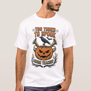 Camiseta de grabado de calabaza de Halloween para 