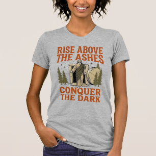 Camiseta de grabado de cita de la cueva de la resu
