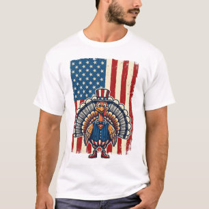 Camiseta de grabado vintage de bandera de Turquía 