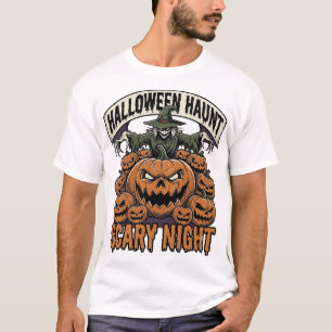 Camiseta de grabado vintage de calabazas espeluzna