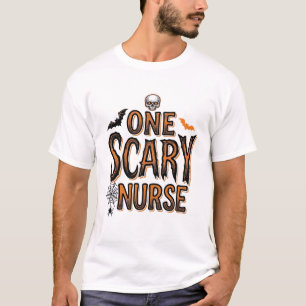 Camiseta de grabado vintage de enfermera aterrador