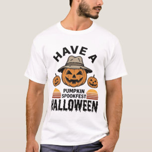 Camiseta de grabado vintage de Halloween de calaba
