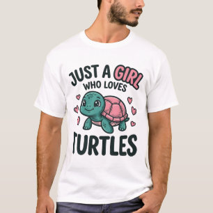 Camiseta de grabado vintage de niña amante de tort
