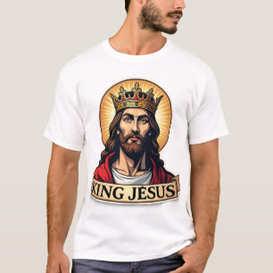 Camiseta de grabado vintage del estandarte del Rey