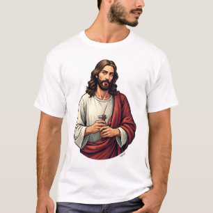 Camiseta de grabado vintage Jesús carpintero Mark 