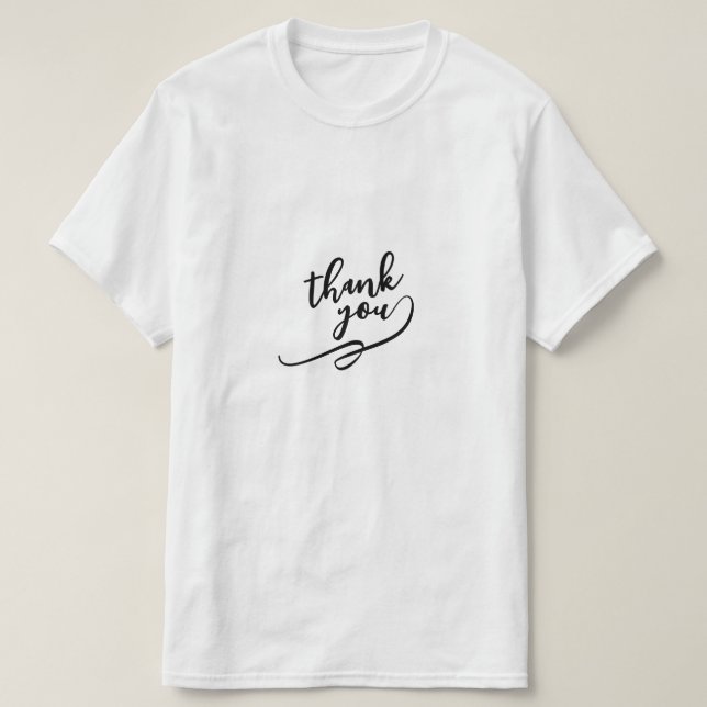 Camiseta de "Gracias" - (Diseño del anverso)