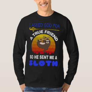 Camiseta De Graciosa Lazy Sloth Hágalo Más Tarde Llovy Funn