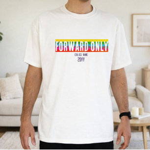 Camiseta de graduación Capítulo Cerrado Arcoíris M