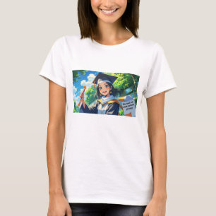 Camiseta de graduación - Cita divertida.