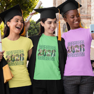 Camiseta de graduación con foto personalizada 2026
