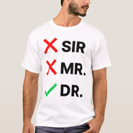 Camiseta de graduación de doctorado